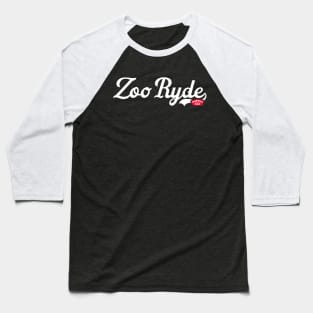 Zoo Ryde logo Baseball T-Shirt